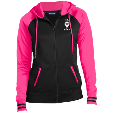 Ump Wife Ladies' Sport-Wick® Full-Zip Hooded Jacket