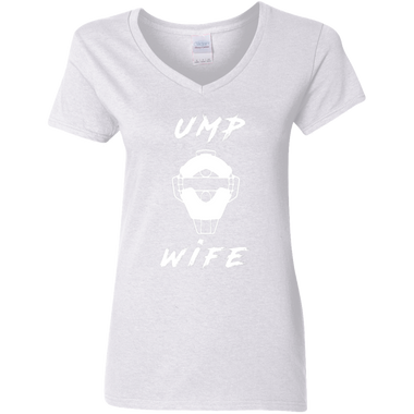 Ump Wife Ladies' 5.3 oz. V-Neck T-Shirt