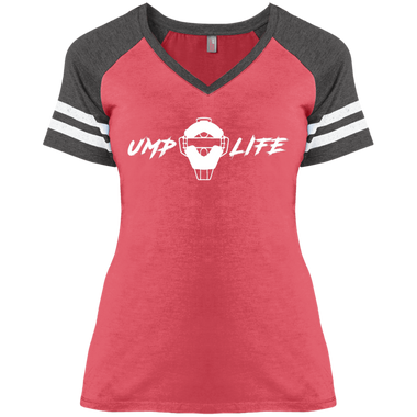 Ump Life Ladies' Game V-Neck T-Shirt