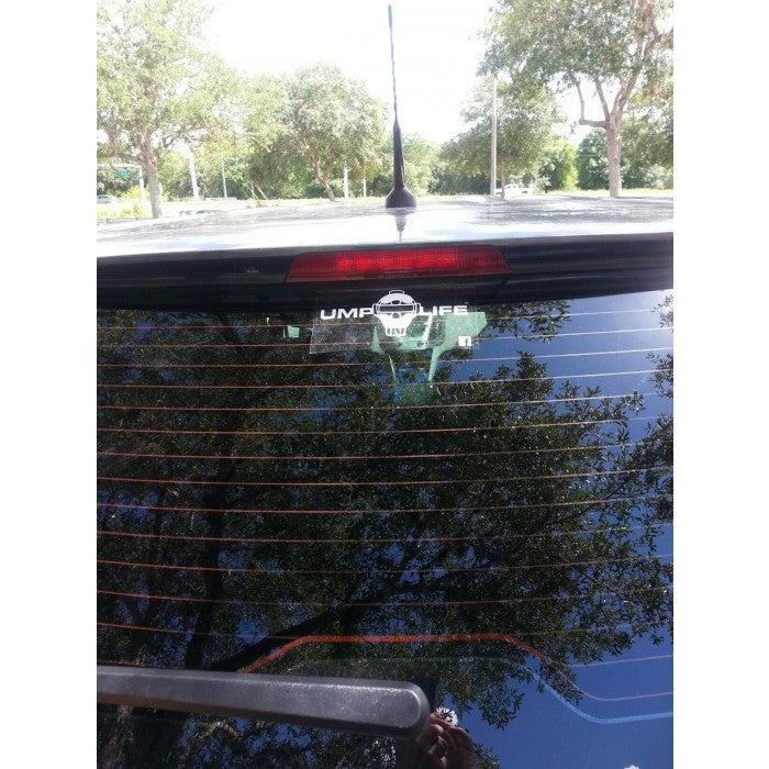 UmpLife Clear Back Window Decal