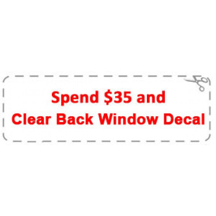 UmpLife Clear Back Window Decal